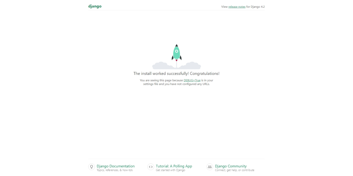 Установка django